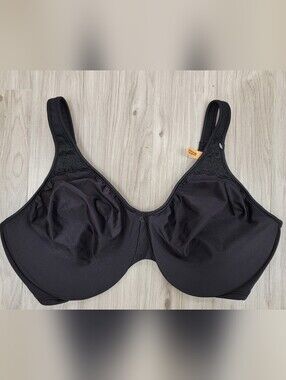 Black Underwire Comfort Bra - 40DD